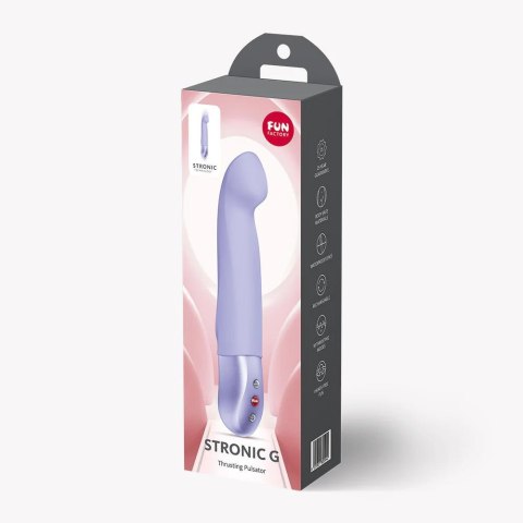 Wibrator punktu G Fun Factory Stronic G lawendowy USB C 20 8 cm Fun Factory