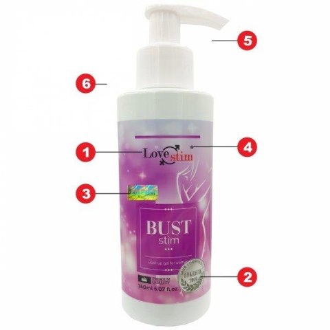 Żel ujędrniający biust Bust Stim LoveStim 150 ml LoveStim