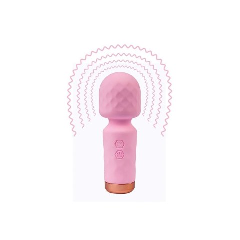 Mini różdżka Eros Fantasy różowa silikonowa USB 11,5 cm Fantasy