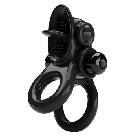 Pierścień wibrujący Pretty Love Passionate Ring 10 funkcji czarny Pretty Love