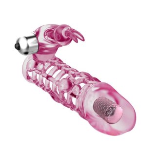 Przedłużka wibrująca Baile Ultimate Love Sleeve różowa 10 funkcji BAILE