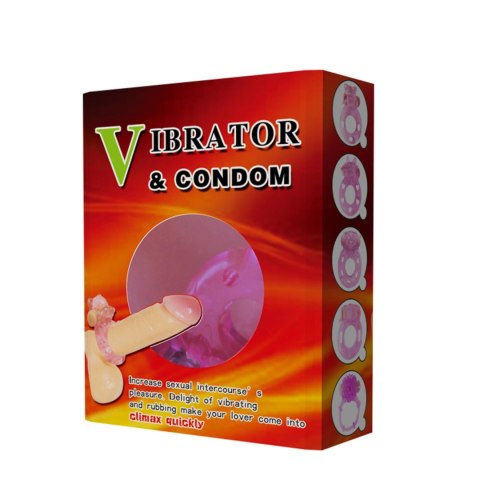 Vibrating Bear Cock Ring - Pink BAILE