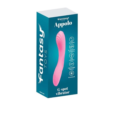 Wibrator punktu G silikonowy Fantasy Apollo USB 20 cm Fantasy