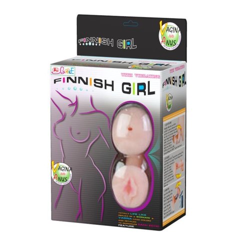 Lalka wibrująca Baile Finish Girl z podwójnymi otworami BAILE