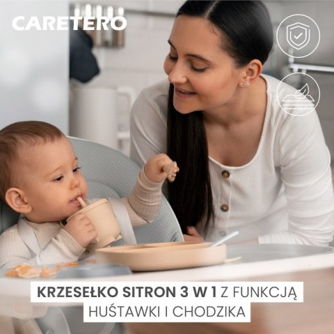 KRZESEŁKO DO KARMIENIA SITRON GREY