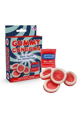 Prezerwatywy cukierkowe Gummy białe Grajmy razem