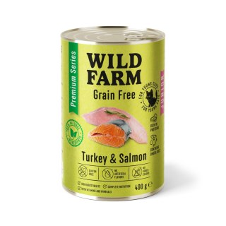 Wild Farm Premium Karma Bezzbożowa Dla Kociąt Indyk I Łosoś 400G Wild Farm