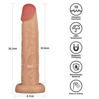 10'' Vibrating Power Basics Cock Lovetoy