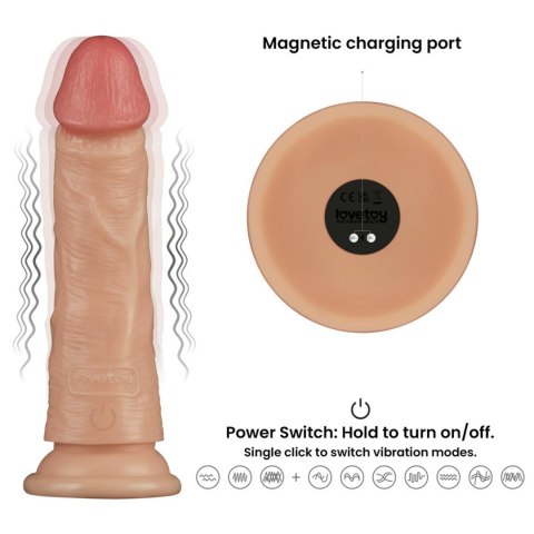 7'' Vibrating Power Basics Cock Lovetoy