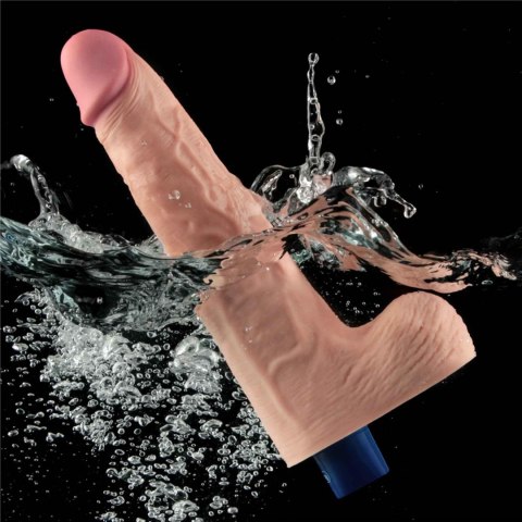 10" REAL SOFTEE Rechargeable TPE Vibrating Dildo(Flesh) Lovetoy