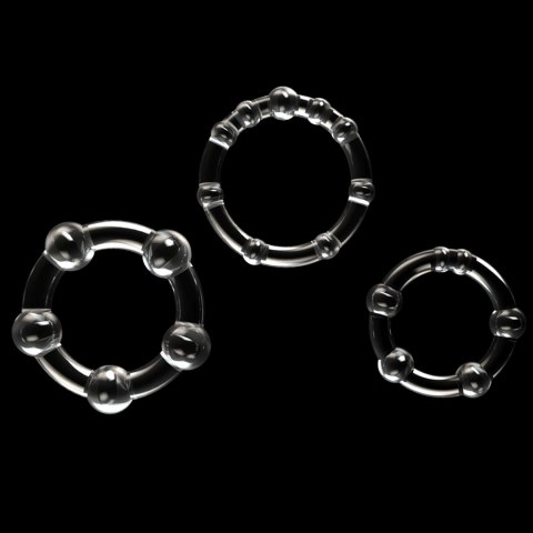 Power Plus Triple Beaded Ring Set Lovetoy