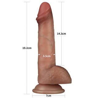 7.5'' Sliding Skin Pro Dual Layer Silicone Dong Lovetoy