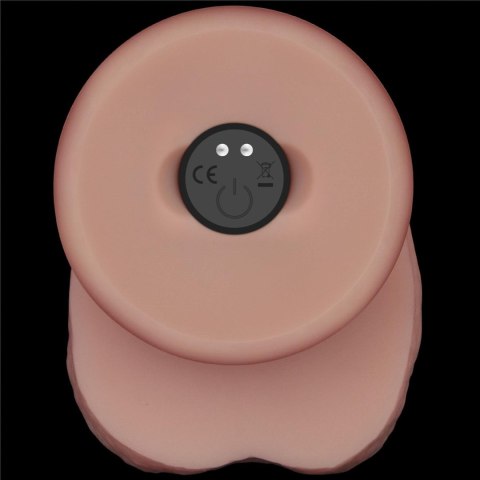 10" Vibrating Sliding Skin Pro II Dual Layer Silicone Dong Lovetoy