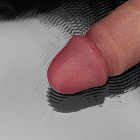 10" Vibrating Sliding Skin Pro II Dual Layer Silicone Dong Lovetoy