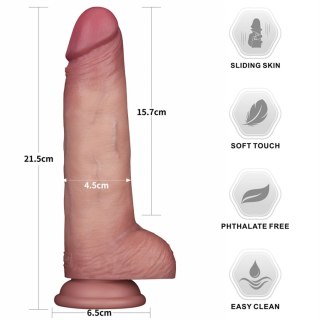8.5'' Sliding Skin Pro II Dual Layer Silicone Dong Lovetoy