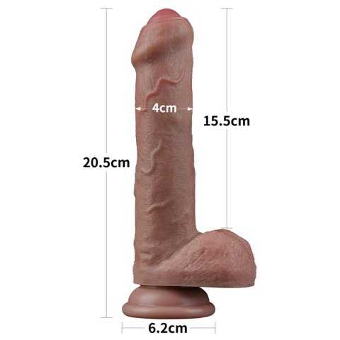 8'' Dual Layered Silicone Cock Lovetoy