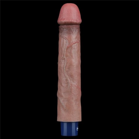 9" REAL SOFTEE Rechargeable Silicone Vibrating Dildo Lovetoy