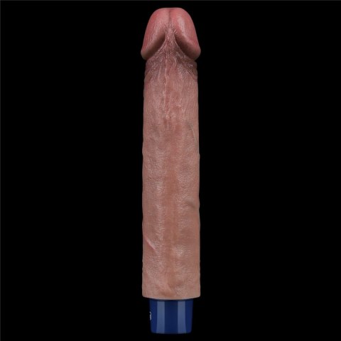 9" REAL SOFTEE Rechargeable Silicone Vibrating Dildo Lovetoy