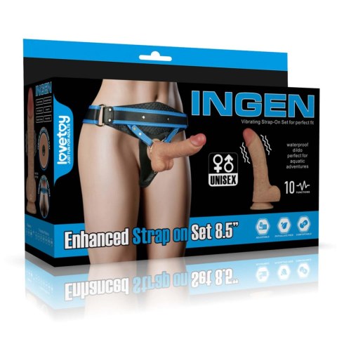 Vibrating Enhanced Strap on Set 8.5'' XS/S/M Lovetoy