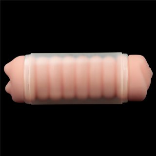 Masturbator dwustronny Lovetoy wibrujący TPE 22 cm Lovetoy
