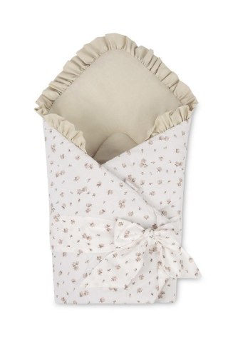 ROŻEK BAWEŁNA ROSE BEIGE 75X75