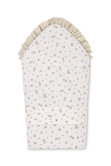 ROŻEK BAWEŁNA ROSE BEIGE 75X75