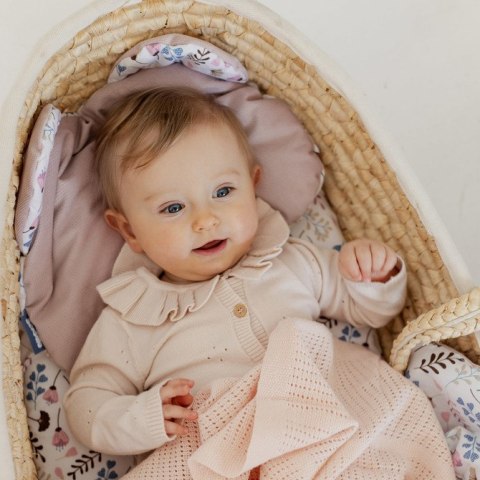 KOMPLET DO WÓZKA VELVET BLOOM BEIGE