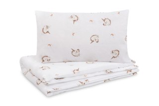 KOMPLET POŚCIELI 2 EL. BAWEŁNA UNICORN BEIGE 100X135