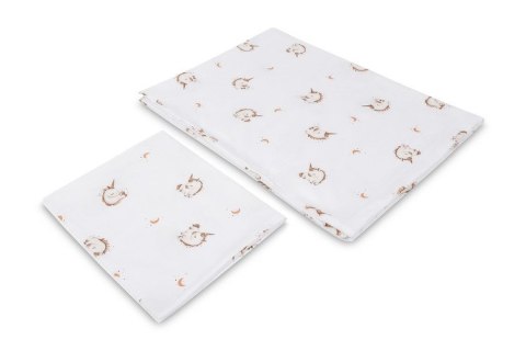 KOMPLET POŚCIELI 2 EL. BAWEŁNA UNICORN BEIGE 100X135