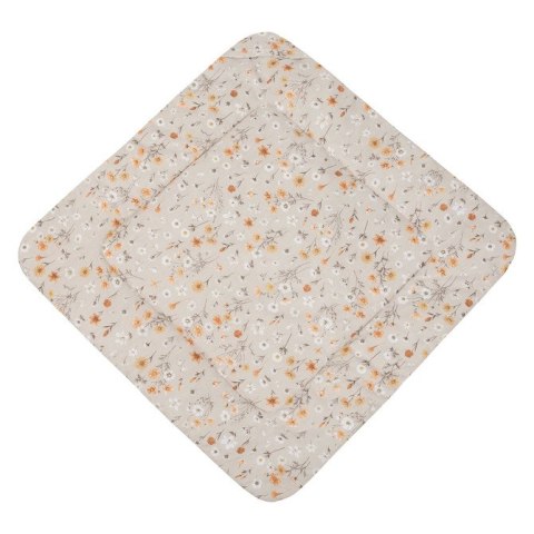 ROŻEK VELVET BLOOM BEIGE 75X75