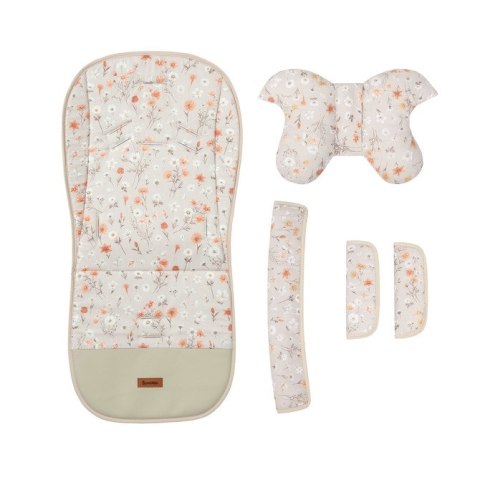 WKŁADKA DO WÓZKA 3D BLOOM BEIGE