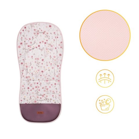 WKŁADKA DO WÓZKA 3D BLOOM PINK