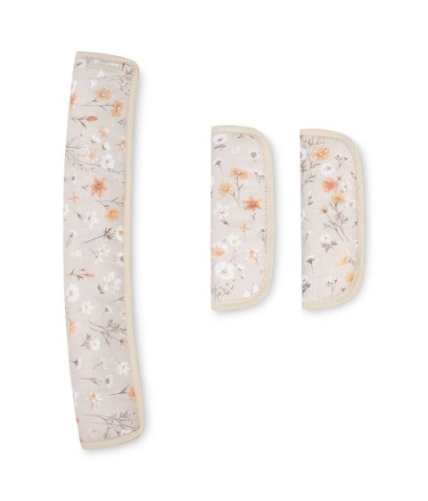 WKŁADKA DO WÓZKA DELUXE VELVET BLOOM BEIGE