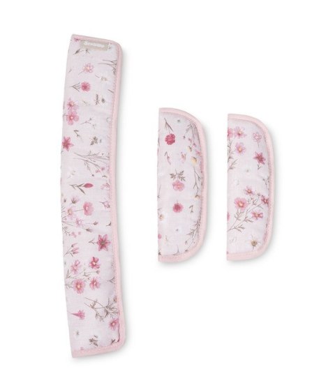 WKŁADKA DO WÓZKA DELUXE VELVET BLOOM PINK