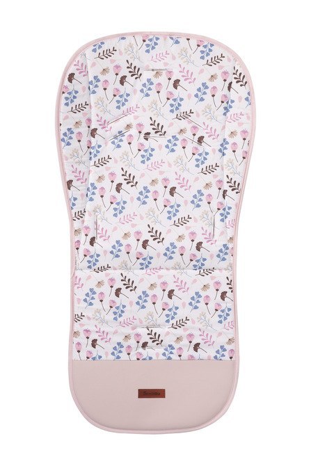 WKŁADKA DO WÓZKA DELUXE VELVET TWIGS PINK