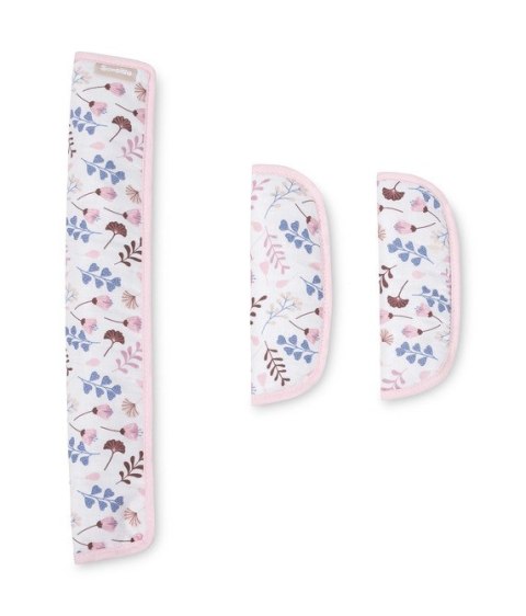WKŁADKA DO WÓZKA DELUXE VELVET TWIGS PINK