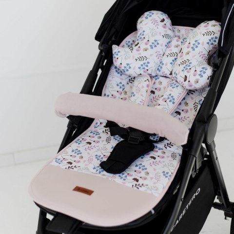 WKŁADKA DO WÓZKA VELVET BLOOM BEIGE