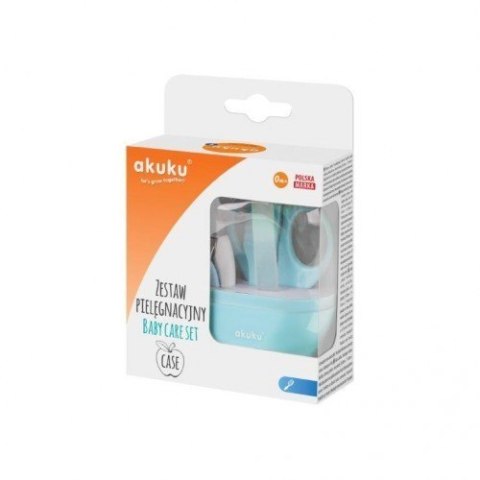 A0043 ZESTAW PIELĘGNACYJNY APPLE CASE NIEBIESKI