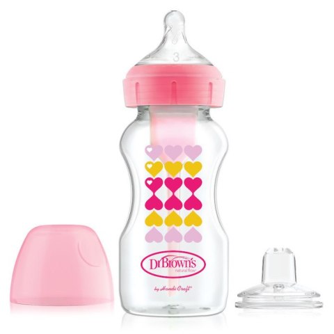 WB91604 ZESTAW OD BUTELKI DO KUBKA 270ML RÓŻOWY
