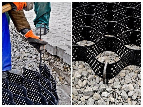 Szpilka Metalowa 50cm do Mocowania Geokraty Szpilki