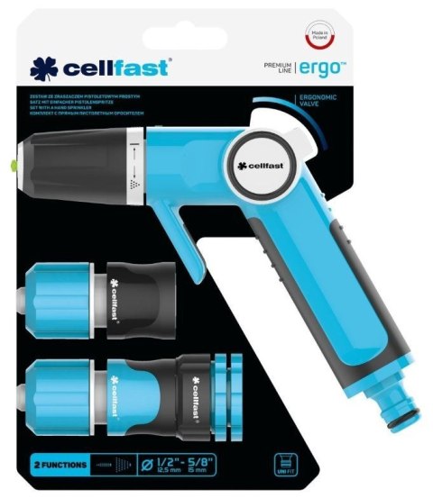 Zestaw ze Zraszaczem Pistolet.1/2" EROG (53-520) Cellfast