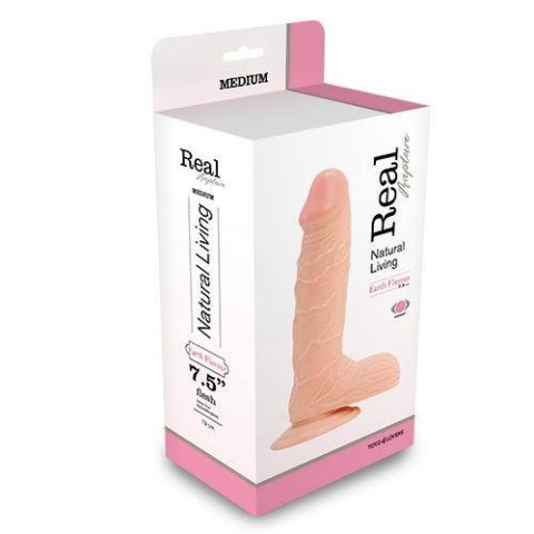REALISTIC VIBRATOR REAL RAPTURE FLESH 7.5" Real Rapture