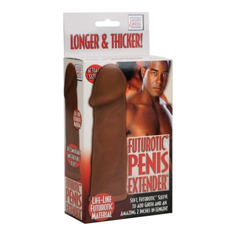 Futurotic Penis Extender Brown Brown skin tone CalExotics