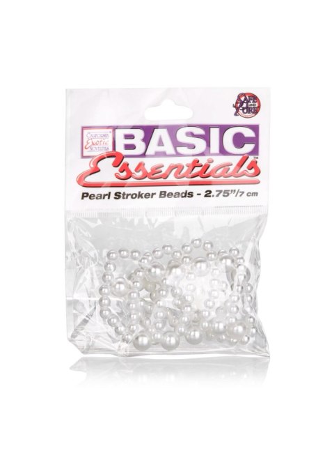 Pearl Stroker Beads Large Transparent CalExotics