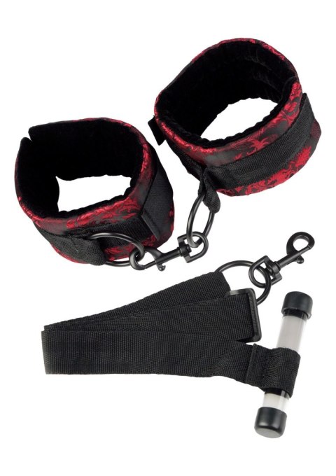 Scandal Over The Door Cuffs Black CalExotics