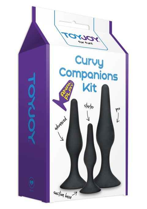 Curvy Companions Kit 3pcs Black TOYJOY