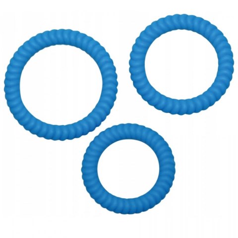 Lust 3 Cock Rings blue You2Toys