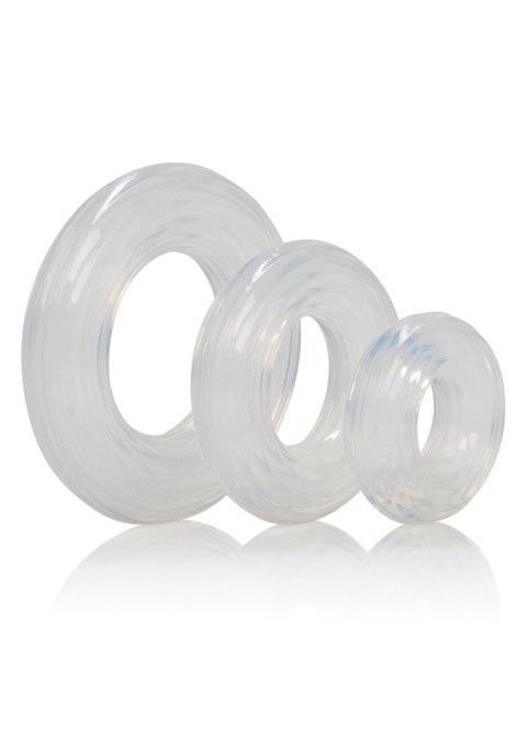 Premium Silicone Ring Set Transparent CalExotics