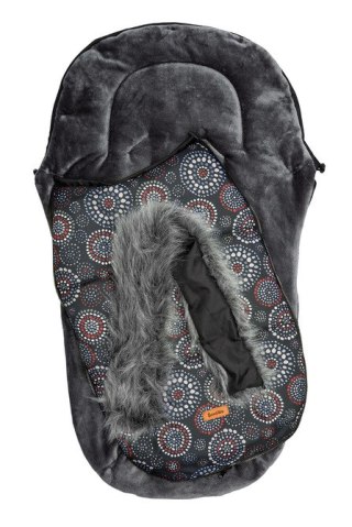 ŚPIWOREK OLAF CZARNY ROZETY 100X45