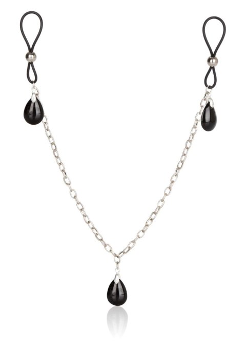 Nonpierce Nipple Chain Jewelry Black CalExotics